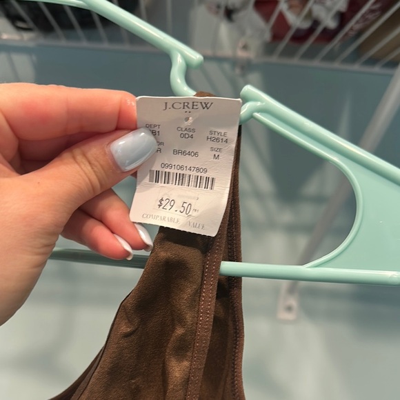 NWT Jcrew brown layer tank - Picture 5 of 6